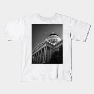 State Capital Building, Sacramento California Kids T-Shirt